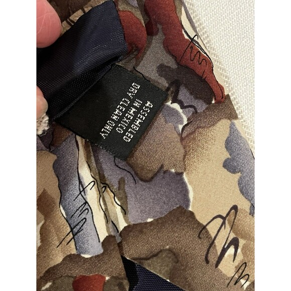 Jerry Garcia Men’s Tie, 100% Silk Handmade In Mexico, Psychedelic Neutral Design - Picture 4 of 6